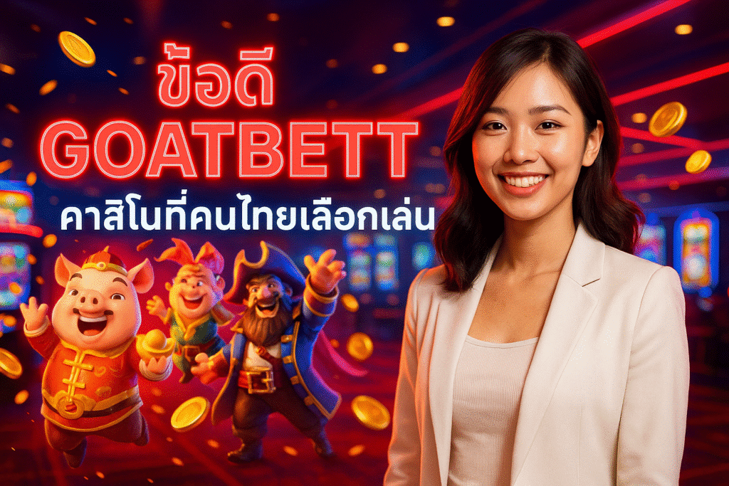 ข้อดี GOATBETT คาสิโนที่คนไทยเลือกเล่น
