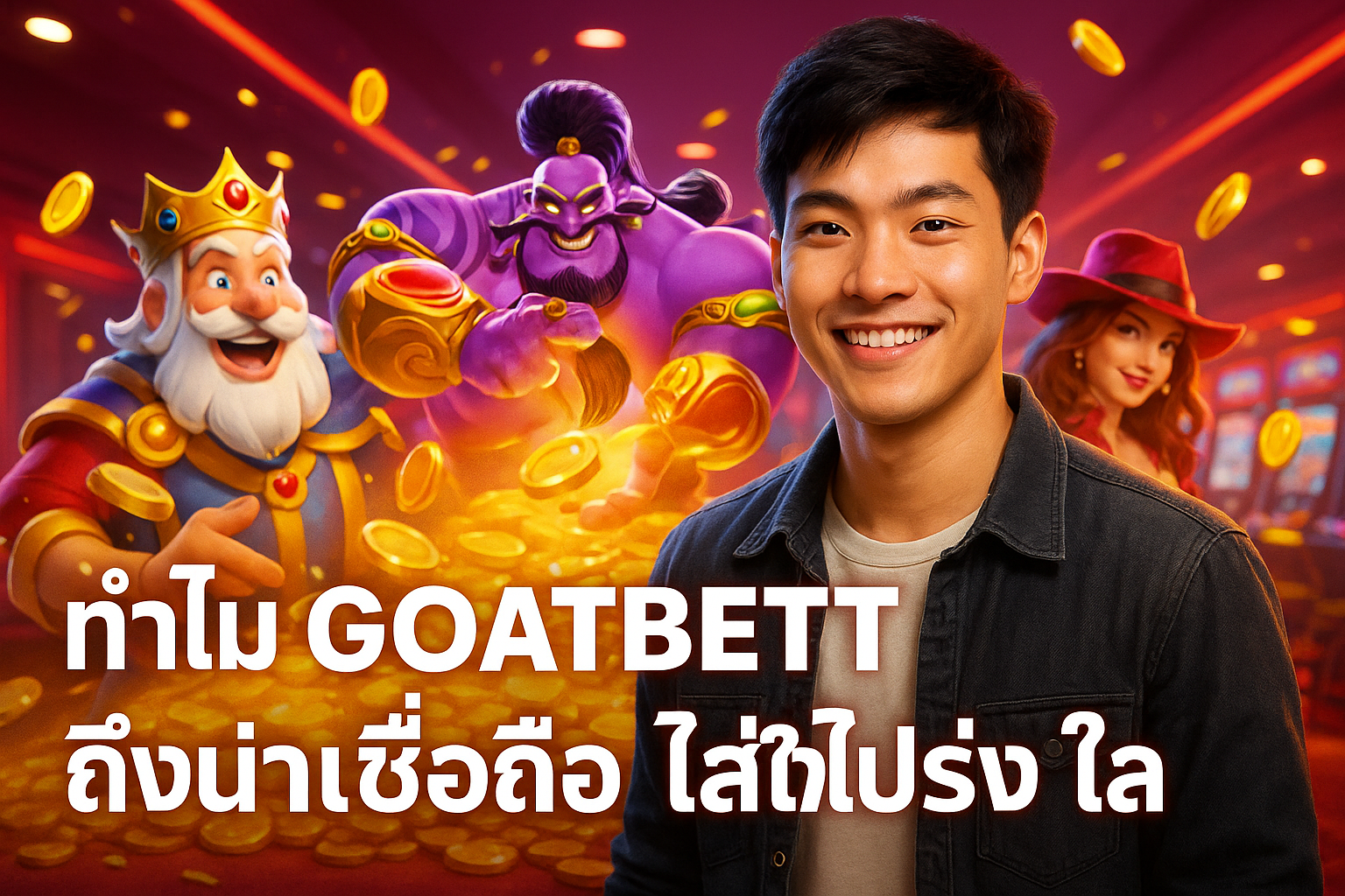 ทำไม GOATBETT ถึงน่าเชื่อถือ ใส่ใจโปร่งใส