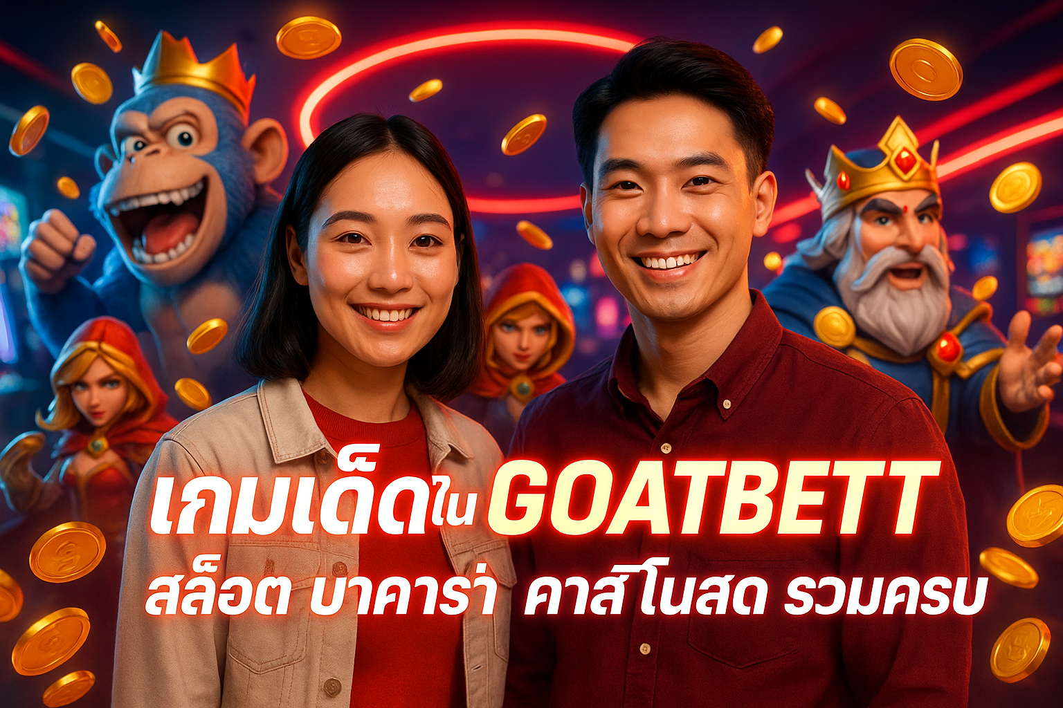 เกมเด็ดใน GOATBETT สล็อต บาคาร่า คาสิโนสด รวมครบ
