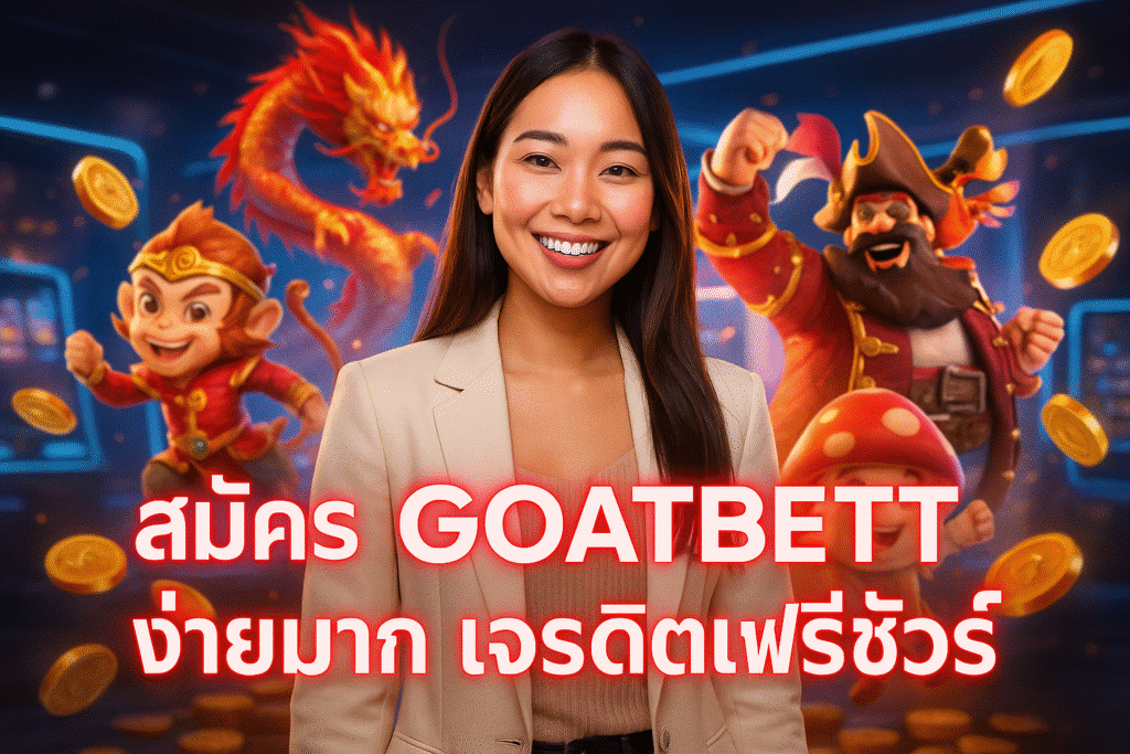 สมัคร GOATBETT ง่ายมาก แจกเครดิตฟรีชัวร์
