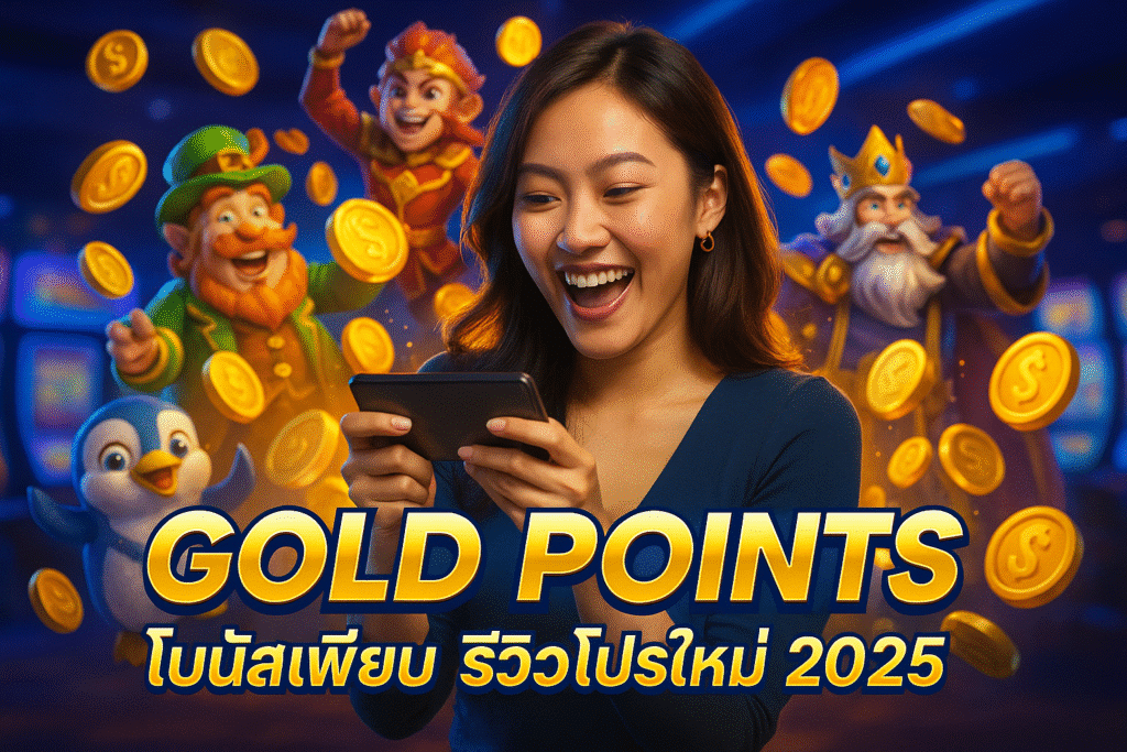 GOLD POINTS โบนัสเพียบ รีวิวโปรใหม่ 2025